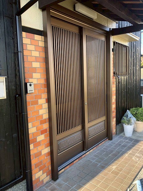 加古川市　玄関ドア交換後の様子